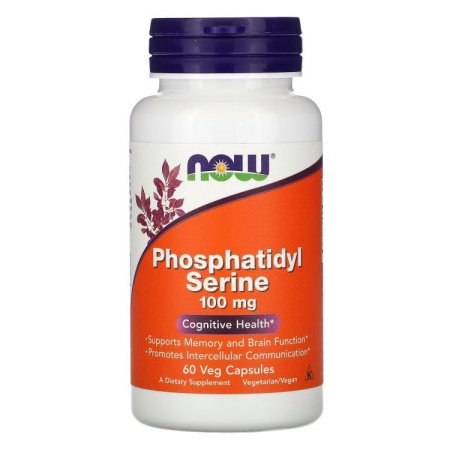 NOW Phosphatidyl Serine 100 мг 60 капсул