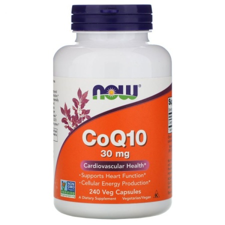 NOW CoQ10 30 мг 240 капсул
