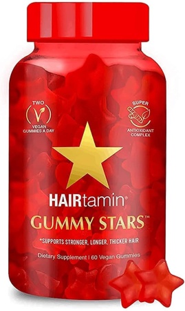HAIRtamin витамины для волос GUMMY STARS 60 жевательных желе