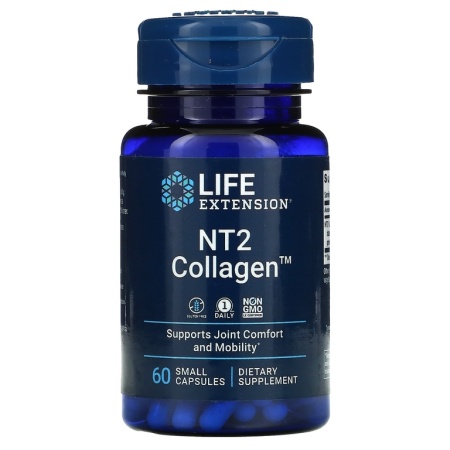 Life Extension NT2 Collagen, 60 маленьких капсул