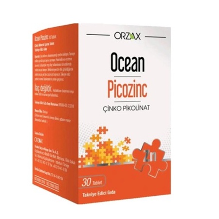 Orzax Ocean Picozinc Food Supplement 30 Tablets