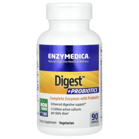 Enzymedica Digest + пробиотики, 90 капсул
