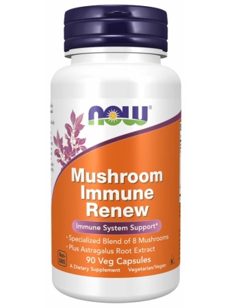NOW Mushroom Immune Renew 90 капсул