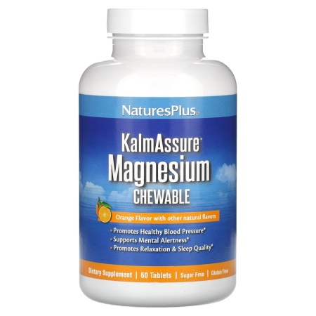 Natures Plus Pro KalmAssure Magnesium chewable Orange 60 таблеток