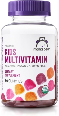 MAMA BEAR Organic KIDS MULIVITAMIN 60 мармеладок (ягодный)