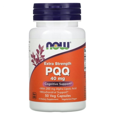 NOW Extra Strength PQQ 40 мг 50 капсула