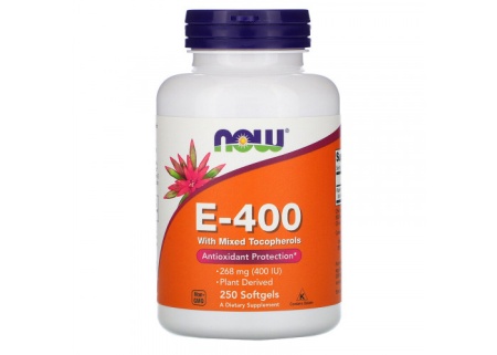 NOW E-400 With Mixed Tocopherols 250  капсул