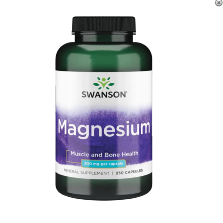 Swanson Magnesium 200 mg 250 капс