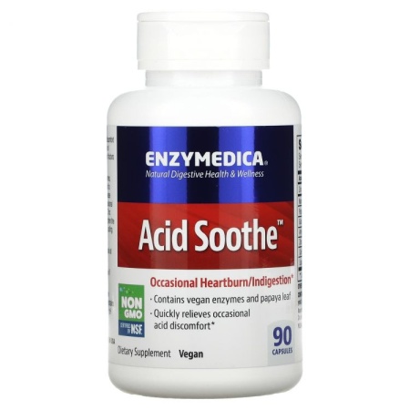 Enzymedica Acid Soothe 90 капсул