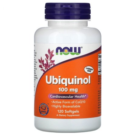 NOW Ubiquinol 100 мг 120 капсул