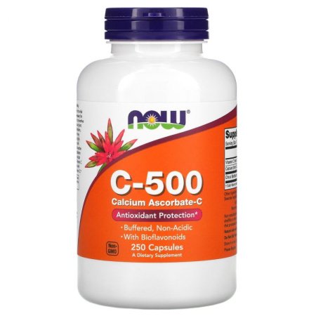 NOW C-500 Calcium Ascorbate-C 250 капсул
