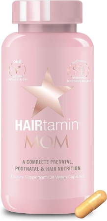 HAIRtamin MOM  Prenatal & Postnatal мультивитамины и витамины для волос и пробиотики   One-a-Day  30 caps