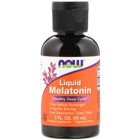NOW Liquid Melatonin 59 мл