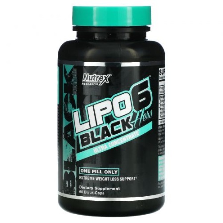 Nutrex Lipo-6 Black HERS Ultra Concentrate 60 капс.
